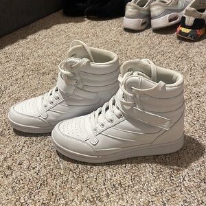 White Hightops like new, barely used